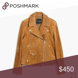 Madewell Suede Biker Jacket M/L Great Condition